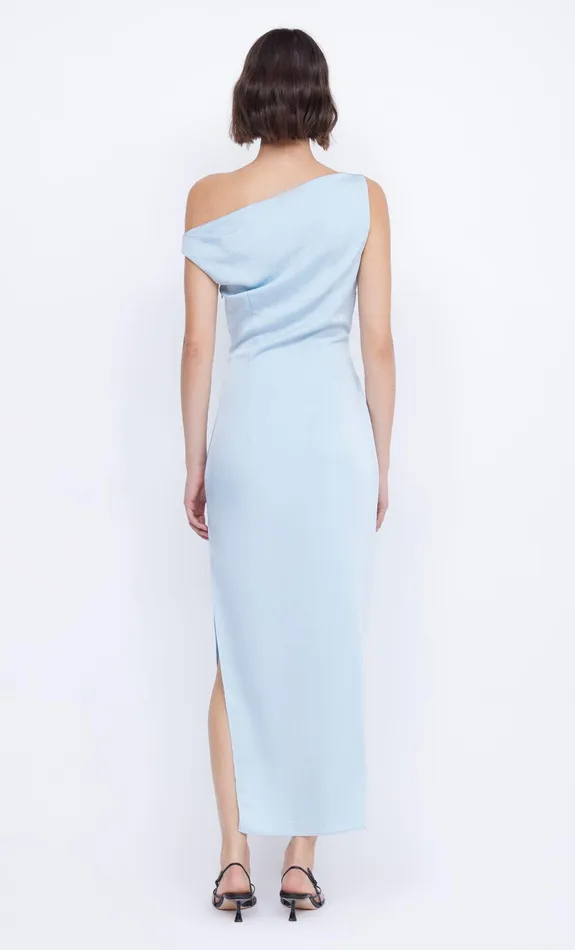 Bec Bridge Prom Dresses Women ROCHELLE ASYM MIDI DRESS 8211 DOLPHIN BLUE