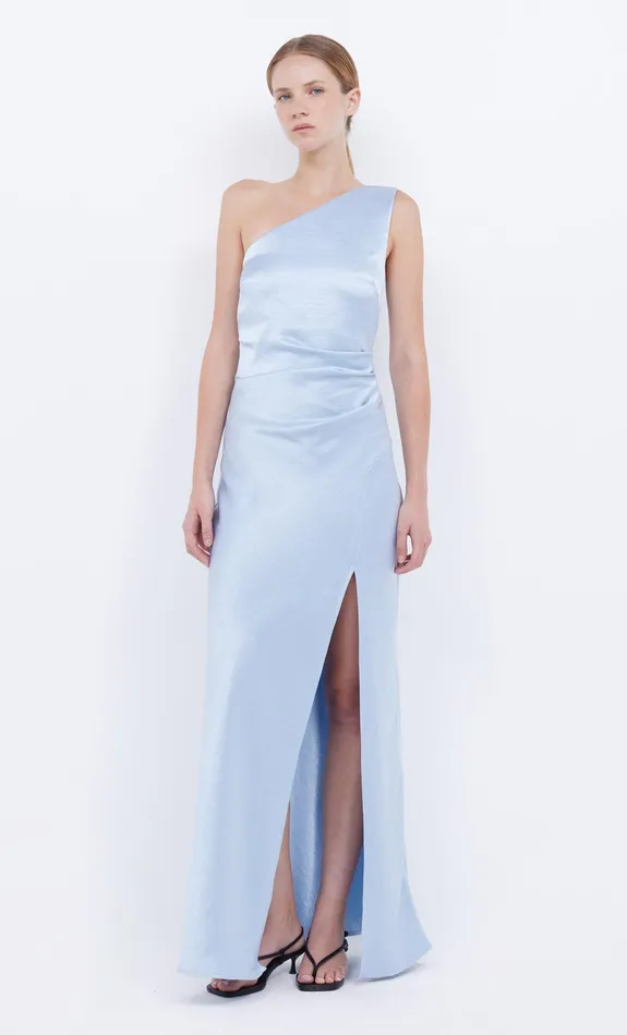 Bec Bridge Prom Dresses Women THE DREAMER ASYM DRESS 8211 DUSTY BLUE