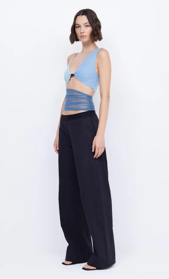 Bec Bridge Sleeveless Women BYRON CUT OUT TANK 8211 SPLICED BLUE