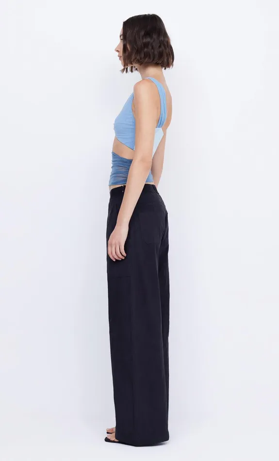 Bec Bridge Sleeveless Women BYRON CUT OUT TANK 8211 SPLICED BLUE
