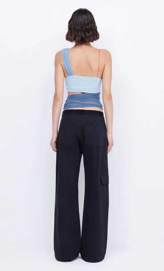 Bec Bridge Sleeveless Women BYRON CUT OUT TANK 8211 SPLICED BLUE