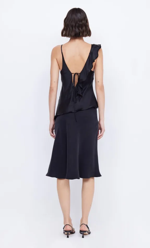 Bec Bridge Sleeveless Women CHANTILLY SILK FRILL CAMI 8211 BLACK