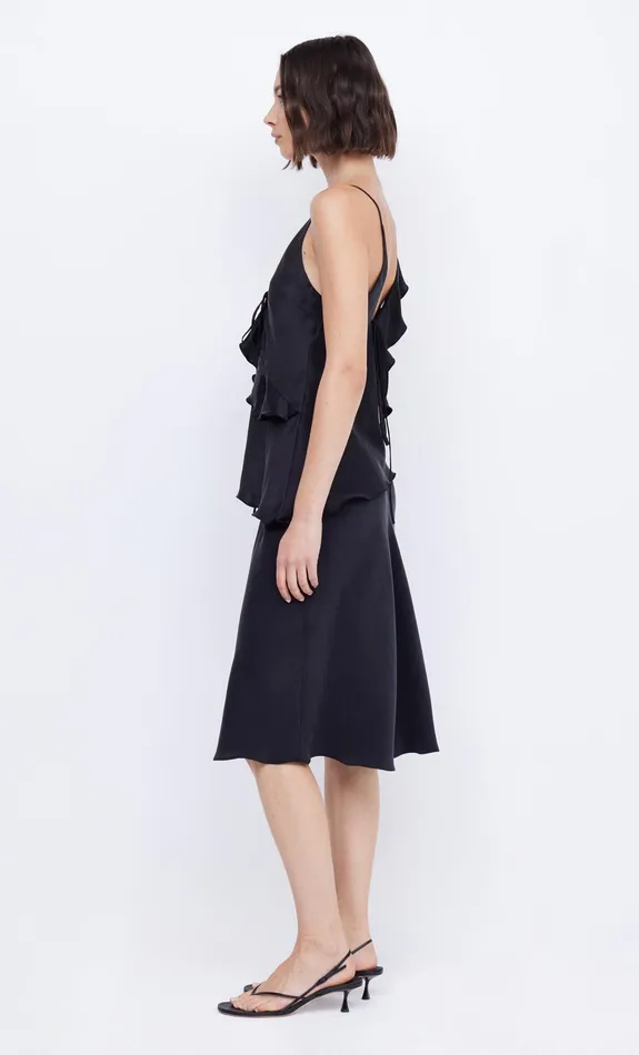 Bec Bridge Sleeveless Women CHANTILLY SILK FRILL CAMI 8211 BLACK