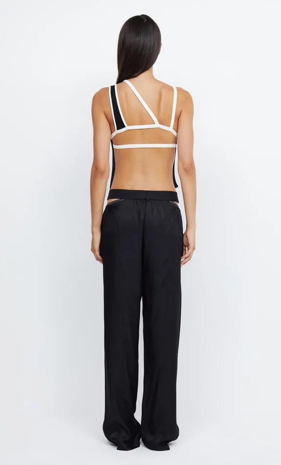 Bec Bridge Sleeveless Women HARI BACKLESS TOP 8211 BLACKIVORY