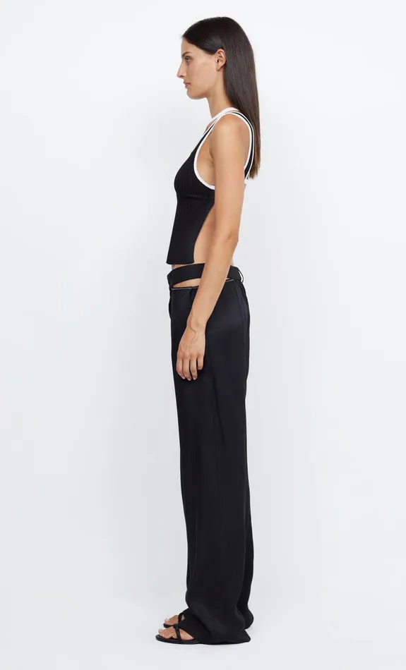 Bec Bridge Sleeveless Women HARI BACKLESS TOP 8211 BLACKIVORY