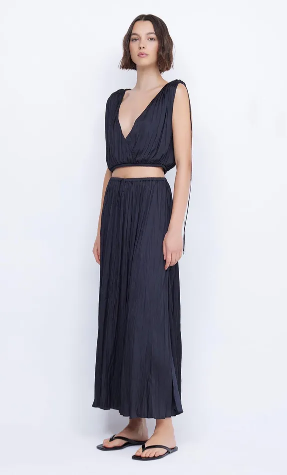 Bec Bridge Sleeveless Women LOUANN WRAP TOP 8211 BLACK