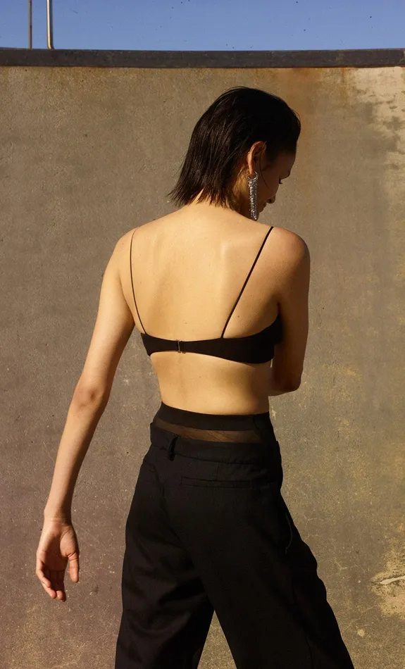 Bec Bridge Sleeveless Women MONTANA BRALETTE 8211 BLACK