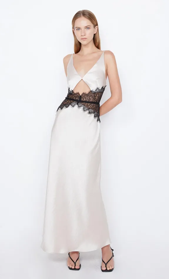 Bec Bridge Wedding Guest Women CAMILLE MAXI DRESS 8211 SANDBLACK