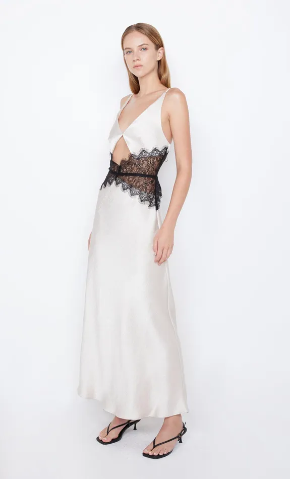 Bec Bridge Wedding Guest Women CAMILLE MAXI DRESS 8211 SANDBLACK