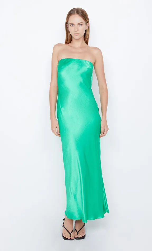 Bec Bridge Wedding Guest Women MOON DANCE STRAPLESS DRESS 8211 EMERALD