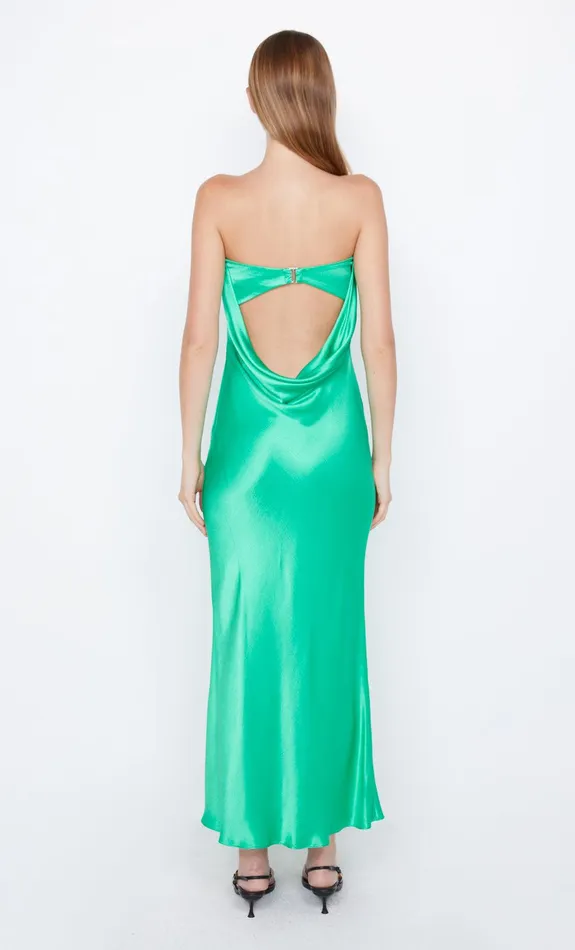 Bec Bridge Wedding Guest Women MOON DANCE STRAPLESS DRESS 8211 EMERALD