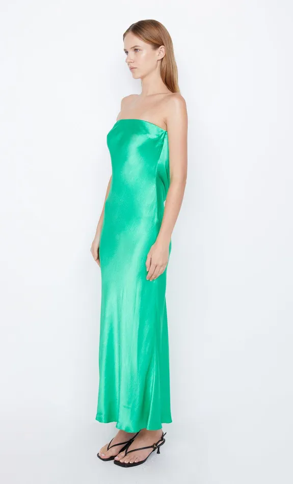 Bec Bridge Wedding Guest Women MOON DANCE STRAPLESS DRESS 8211 EMERALD