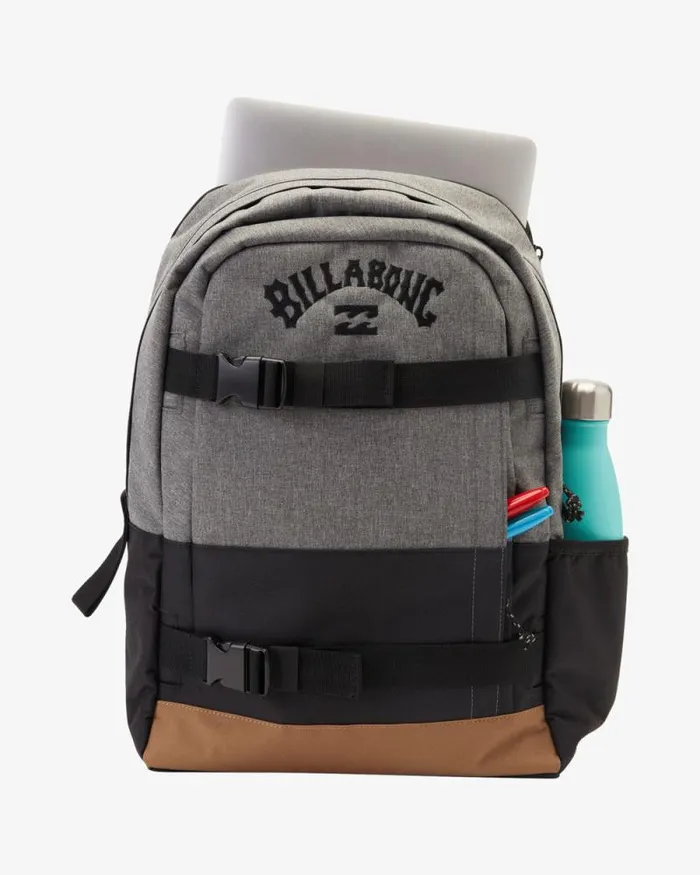 Billabong Backpacks Command Stash 26L Medium Backpack Grey Heather 8211 Men