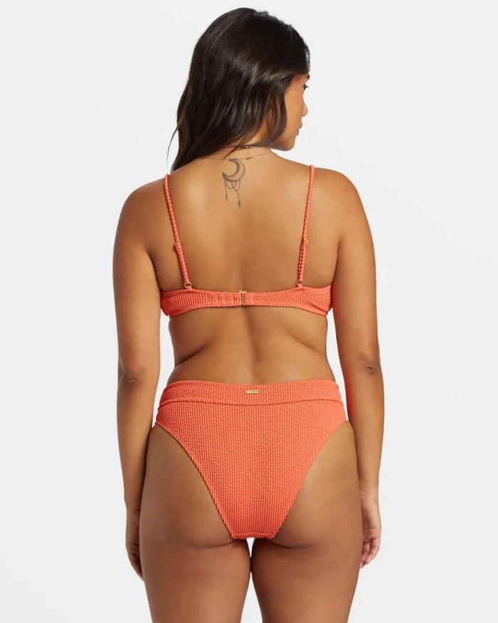 Billabong Bikinis Summer High Bralette Bikini Top Papaya 8211 Women