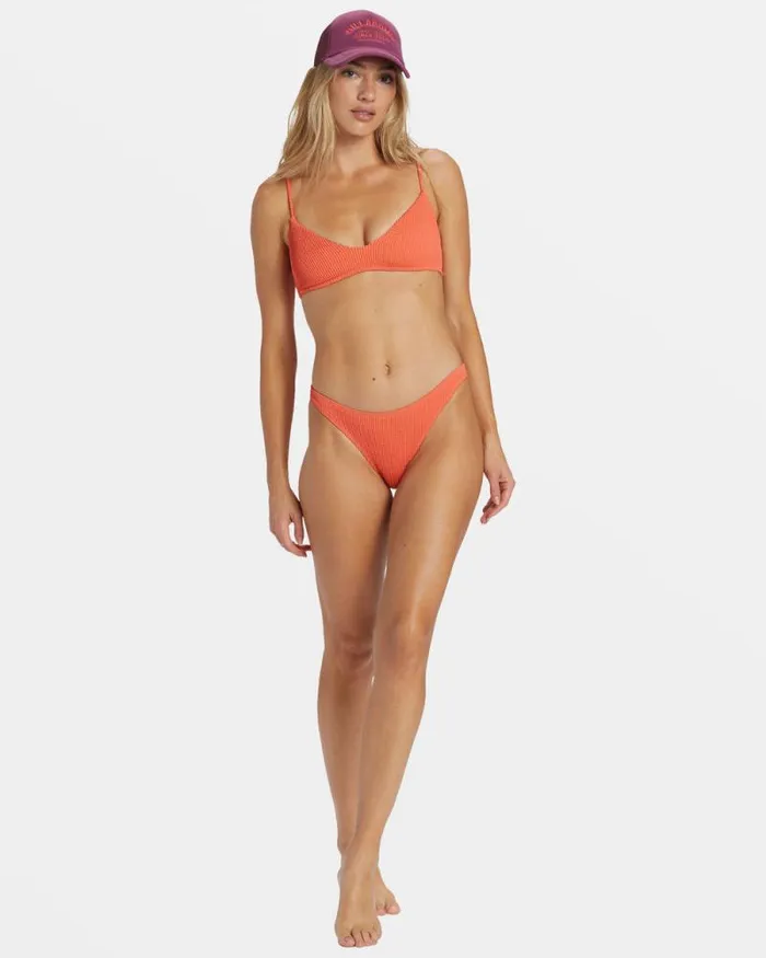 Billabong Bikinis Summer High Bralette Bikini Top Papaya 8211 Women