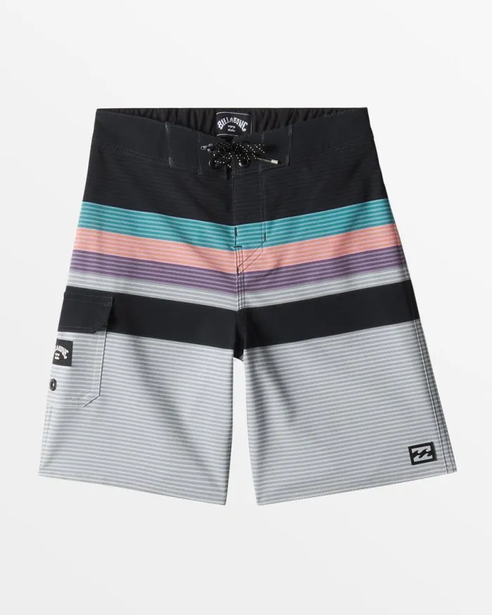 Billabong Boys039 Boardshorts Boys 27 All Day Stripe Pro Boardshorts Stealth 8211 Men