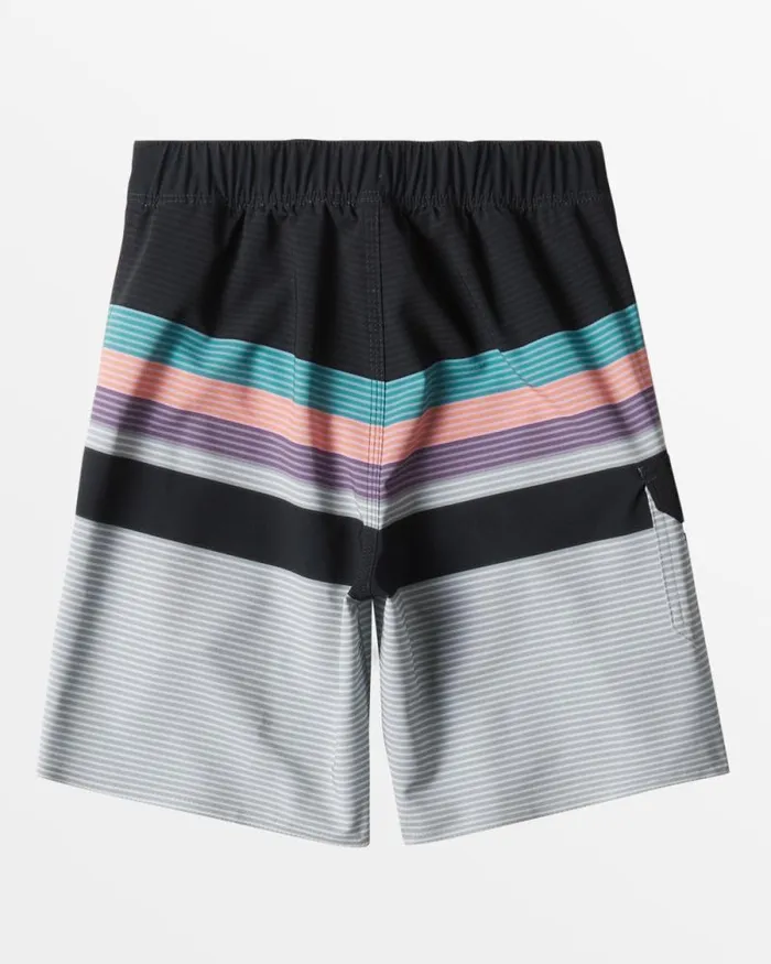 Billabong Boys039 Boardshorts Boys 27 All Day Stripe Pro Boardshorts Stealth 8211 Men