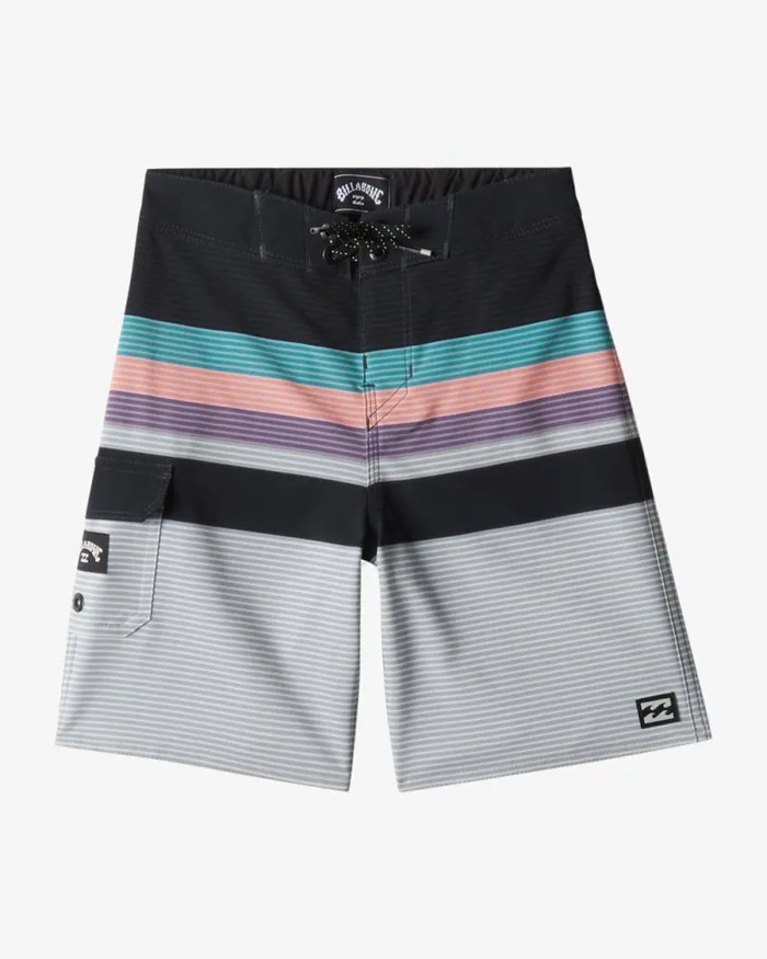 Billabong Boys039 Boardshorts Boys 27 All Day Stripe Pro Boardshorts Stealth 8211 Men