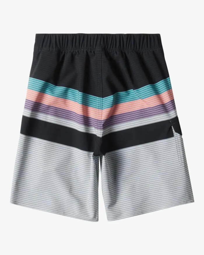 Billabong Boys039 Boardshorts Boys 27 All Day Stripe Pro Boardshorts Stealth 8211 Men