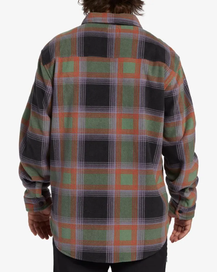 Billabong Flannels ADiv Furnace Long Sleeve Flannel Shirt Grey Violet 8211 Men Billabong Flannels ADiv Furnace Long Sleeve Flannel Shirt Grey Violet 8211 Men