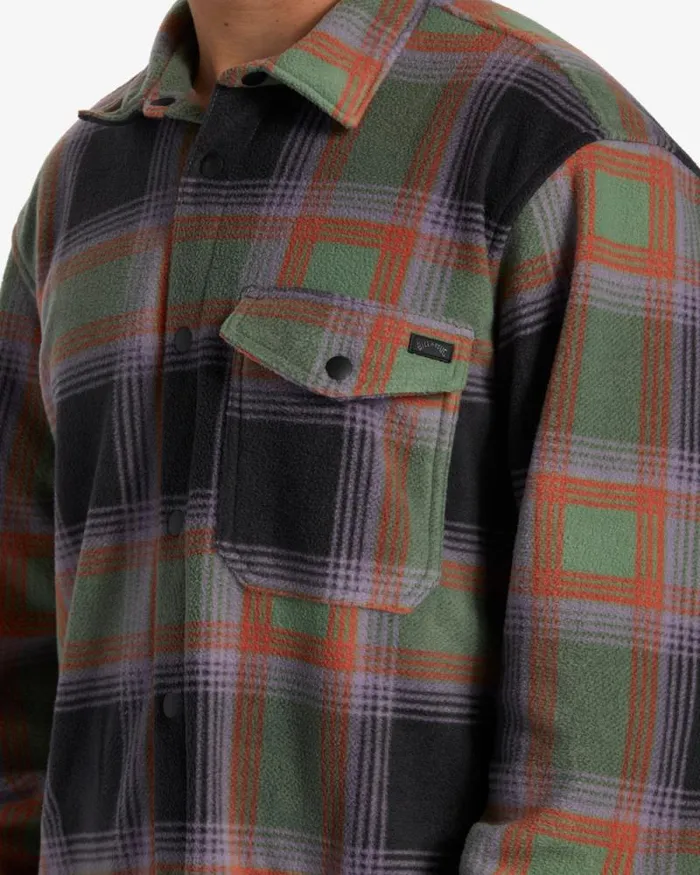 Billabong Flannels ADiv Furnace Long Sleeve Flannel Shirt Grey Violet 8211 Men Billabong Flannels ADiv Furnace Long Sleeve Flannel Shirt Grey Violet 8211 Men