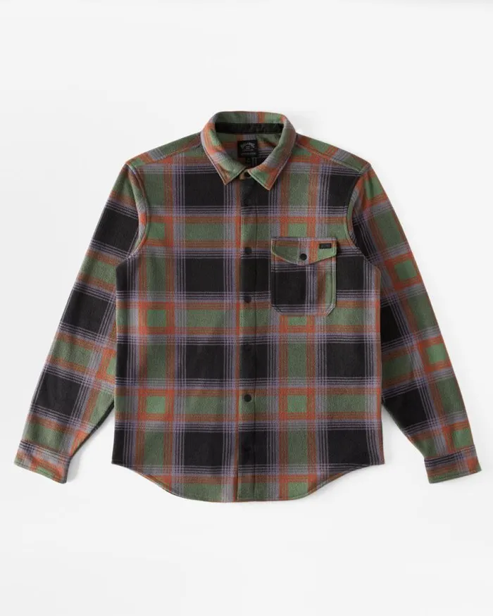 Billabong Flannels ADiv Furnace Long Sleeve Flannel Shirt Grey Violet 8211 Men Billabong Flannels ADiv Furnace Long Sleeve Flannel Shirt Grey Violet 8211 Men