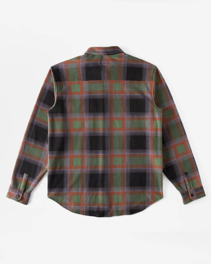 Billabong Flannels ADiv Furnace Long Sleeve Flannel Shirt Grey Violet 8211 Men Billabong Flannels ADiv Furnace Long Sleeve Flannel Shirt Grey Violet 8211 Men