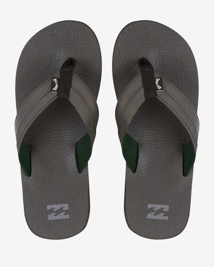 Billabong Flip Flops All Day Impact Cush Sandals Black 8211 Men