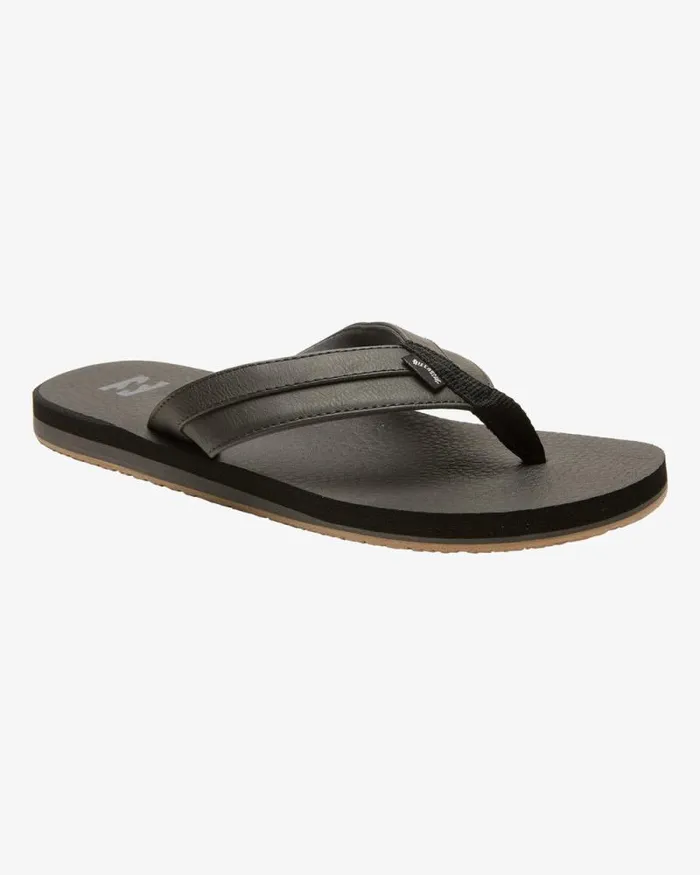 Billabong Flip Flops All Day Impact Cush Sandals Black 8211 Men Billabong Flip Flops All Day Impact Cush Sandals Black 8211 Men