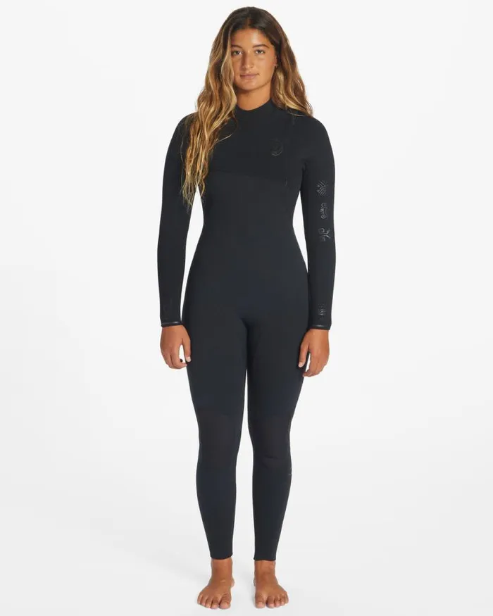 Billabong Fullsuits 43 Salty Dayz Natural Zipperless Wetsuit Black 8211 Women