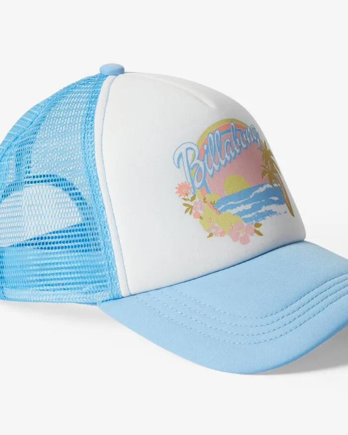 Billabong Hats and Beanies Across Waves Trucker Hat Blue Dream 8211 Women Billabong Hats and Beanies Across Waves Trucker Hat Blue Dream 8211 Women