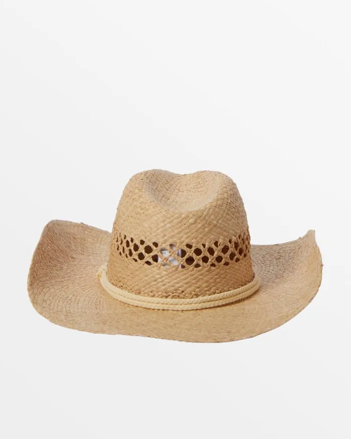 Billabong Hats and Beanies Surfs Up Cowboy Hat Natural 8211 Women Billabong Hats and Beanies Surfs Up Cowboy Hat Natural 8211 Women