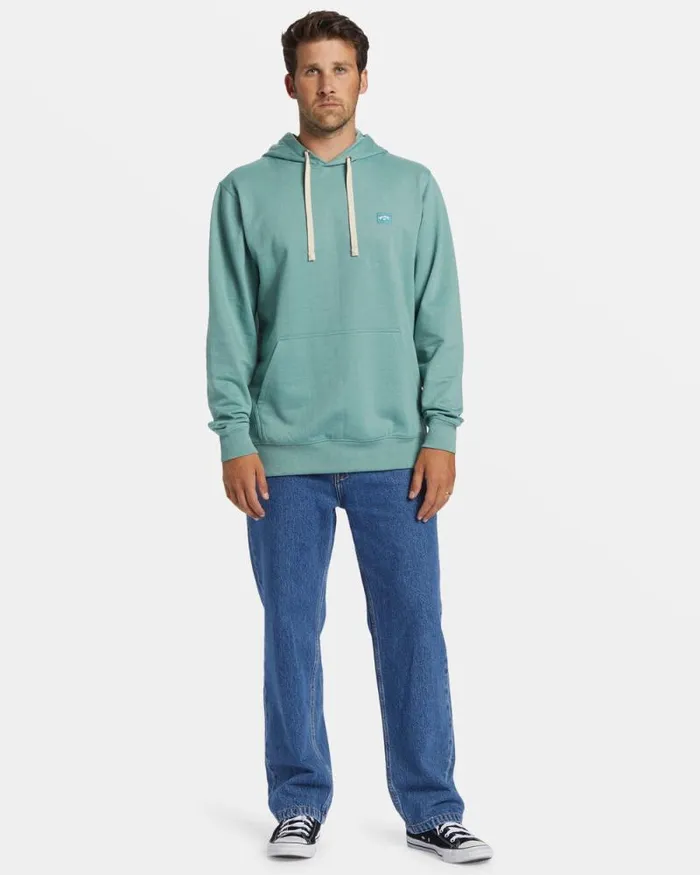 Billabong Hoodies and Fleece All Day Hoodie Dusty Teal 8211 Men