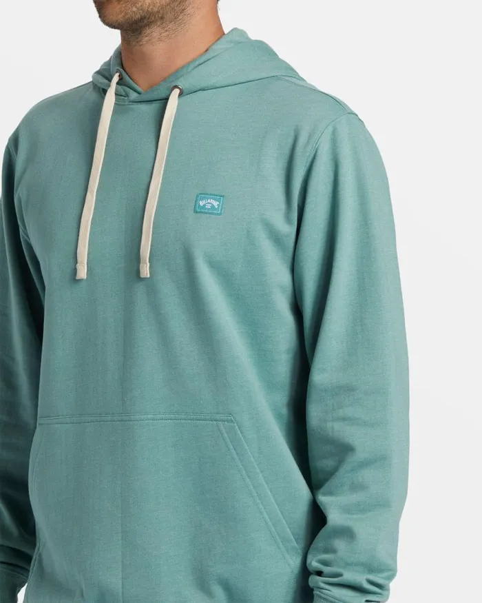Billabong Hoodies and Fleece All Day Hoodie Dusty Teal 8211 Men