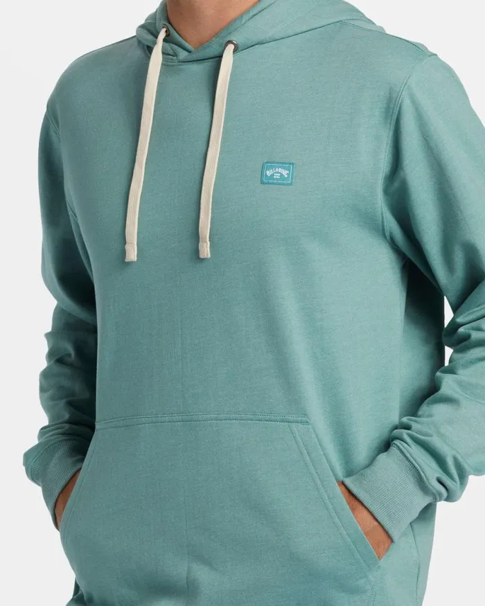 Billabong Hoodies and Fleece All Day Hoodie Dusty Teal 8211 Men