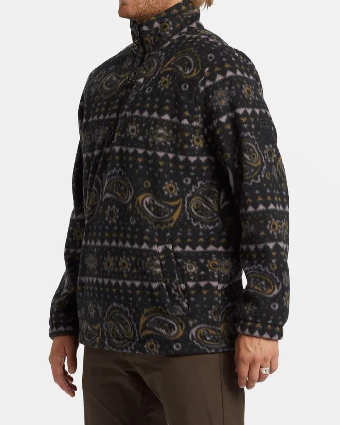 Billabong Hoodies and Fleece Boundary Polar Fleece Half Zip Pullover Black 8211 Men Billabong Hoodies and Fleece Boundary Polar Fleece Half Zip Pullover Black 8211 Men