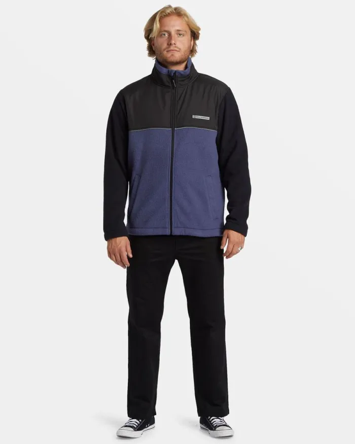 Billabong Hoodies and Fleece Boundary Spec 73 Polar Fleece Full Zip Pullover Black 8211 Men Billabong Hoodies and Fleece Boundary Spec 73 Polar Fleece Full Zip Pullover Black 8211 Men