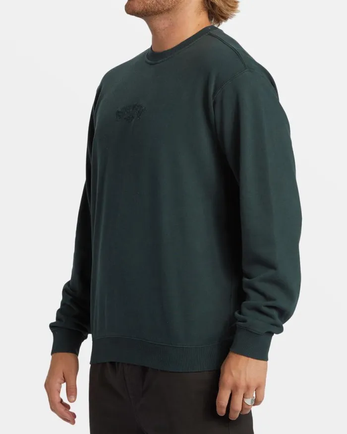Billabong Hoodies and Fleece Wave Washed Crewneck Sweatshirt Forest Green 8211 Men Billabong Hoodies and Fleece Wave Washed Crewneck Sweatshirt Forest Green 8211 Men