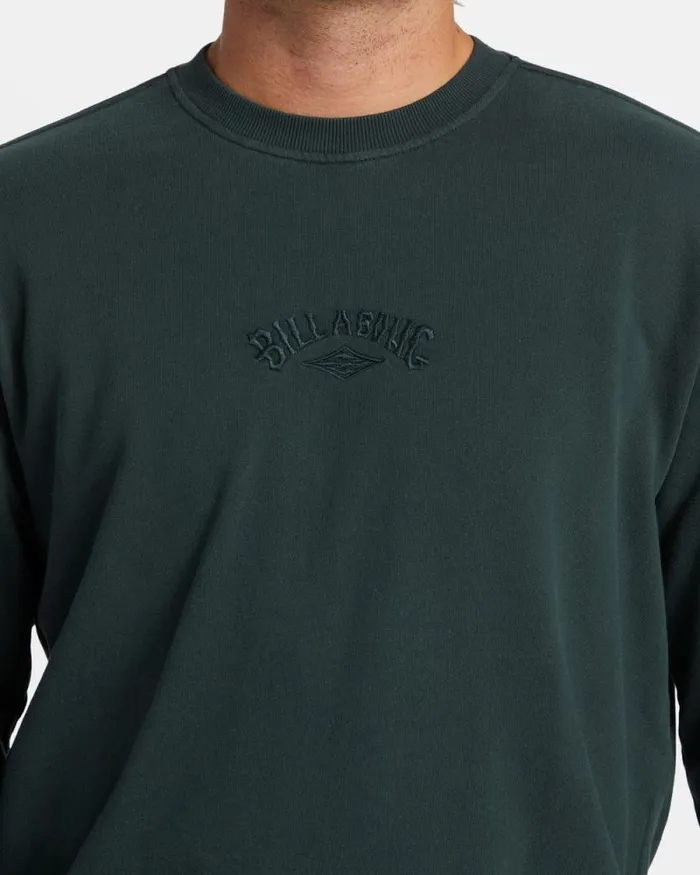 Billabong Hoodies and Fleece Wave Washed Crewneck Sweatshirt Forest Green 8211 Men Billabong Hoodies and Fleece Wave Washed Crewneck Sweatshirt Forest Green 8211 Men