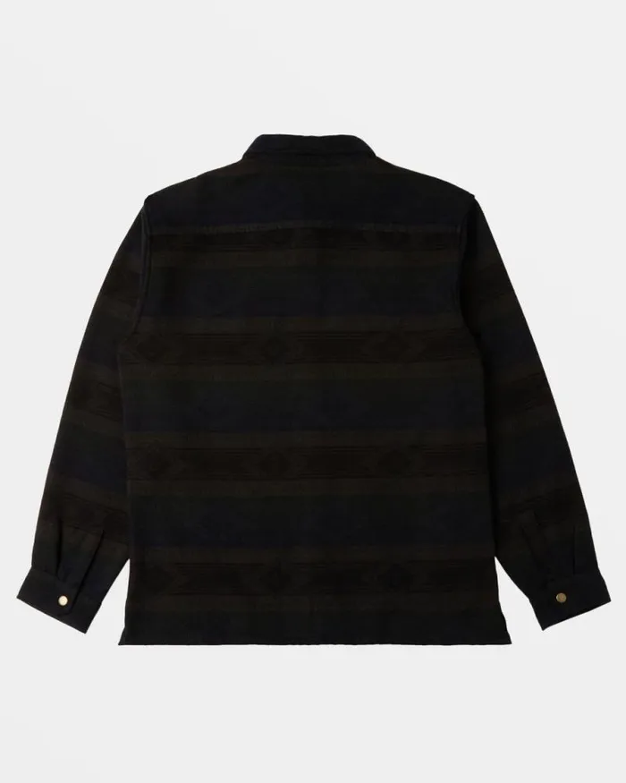 Billabong Jackets Lodge Long Sleeve Flannel Shirt Military 8211 Men