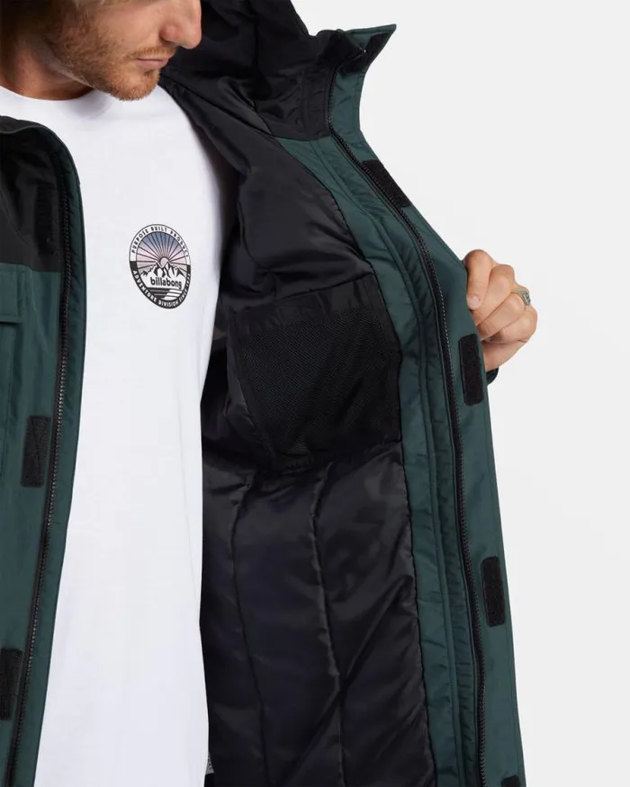 Billabong Jackets System Parka Jacket Forest Green 8211 Men Billabong Jackets System Parka Jacket Forest Green 8211 Men