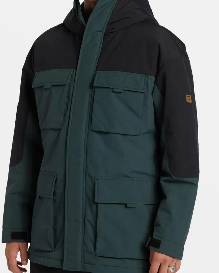 Billabong Jackets System Parka Jacket Forest Green 8211 Men Billabong Jackets System Parka Jacket Forest Green 8211 Men