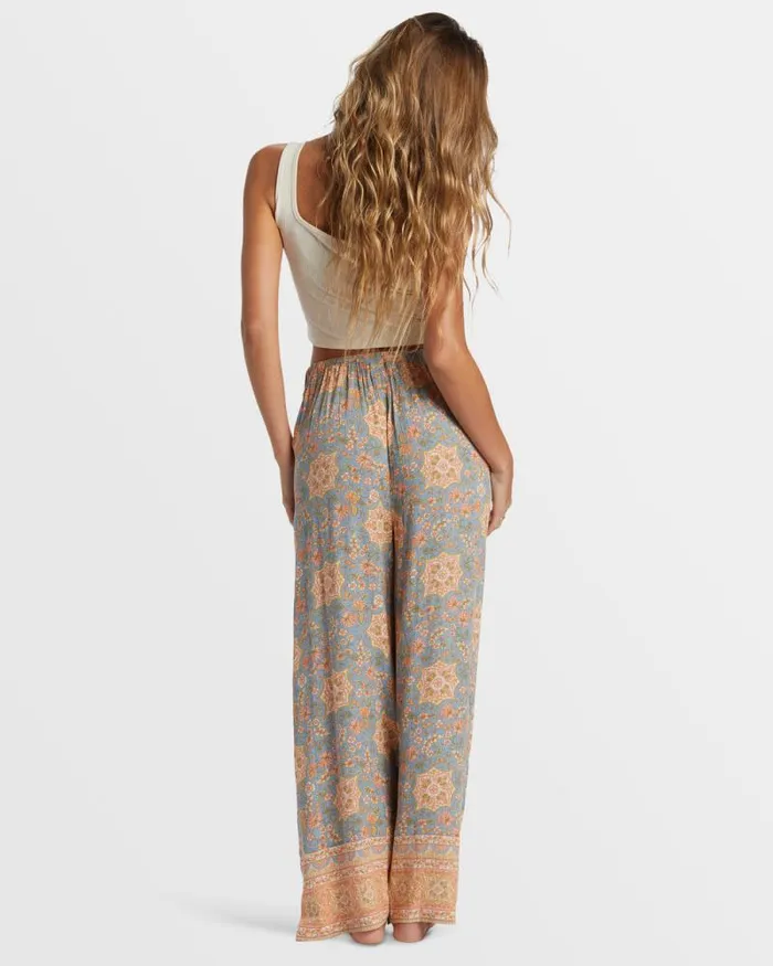 Billabong Jeans and Pants Follow Me 2 Elastic Waist Pants Western Sky 8211 Women
