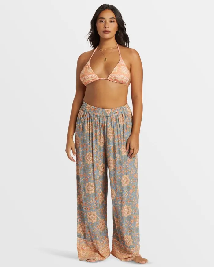 Billabong Jeans and Pants Follow Me 2 Elastic Waist Pants Western Sky 8211 Women
