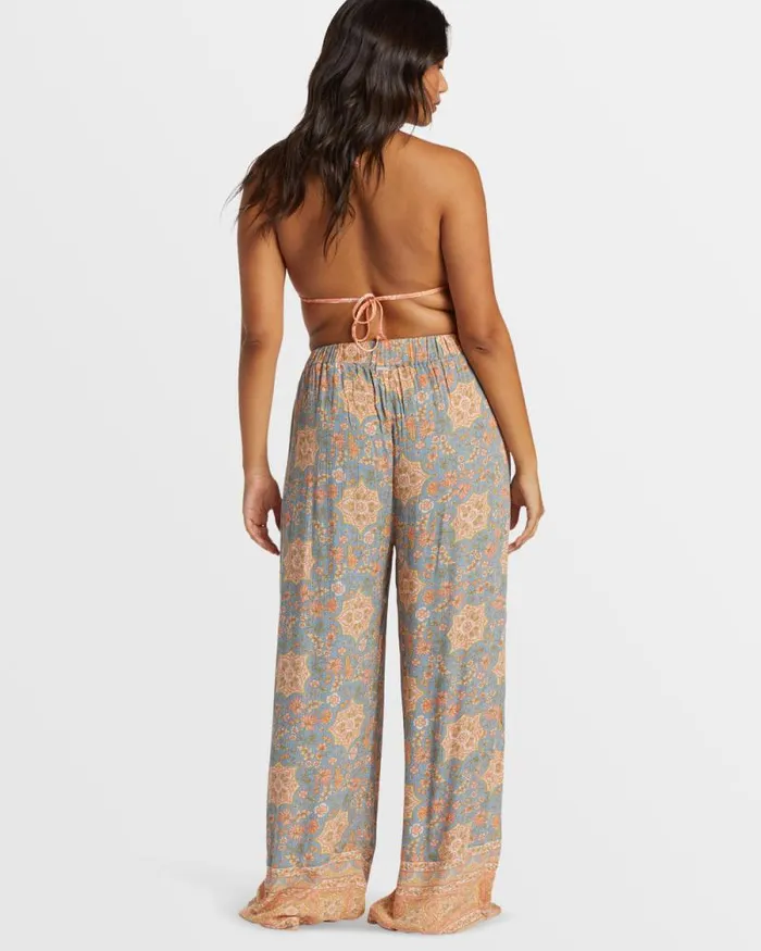 Billabong Jeans and Pants Follow Me 2 Elastic Waist Pants Western Sky 8211 Women