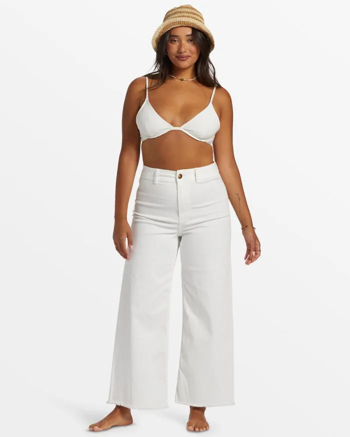 Billabong Jeans and Pants Free Fall HighWaist Pants Salt Crystal 1 8211 Women Billabong Jeans and Pants Free Fall HighWaist Pants Salt Crystal 1 8211 Women