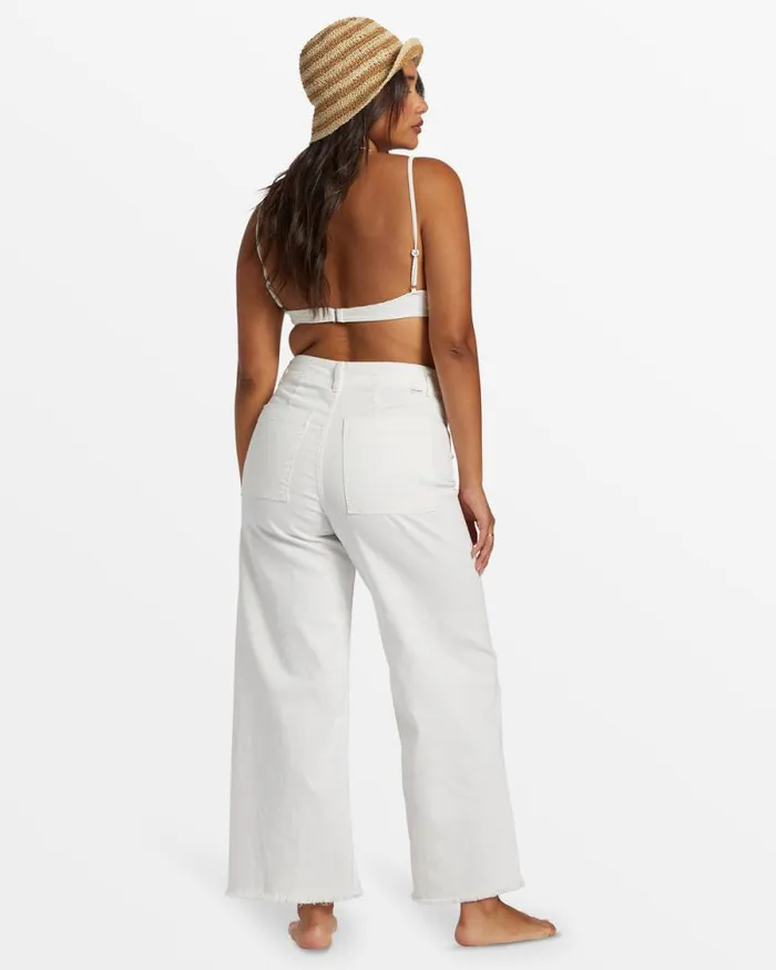 Billabong Jeans and Pants Free Fall HighWaist Pants Salt Crystal 1 8211 Women Billabong Jeans and Pants Free Fall HighWaist Pants Salt Crystal 1 8211 Women