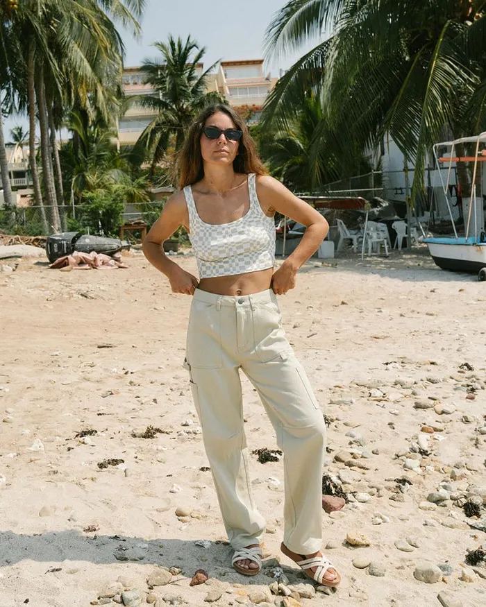 Billabong Jeans and Pants Leia Cargo Pants Light Avocado 8211 Women