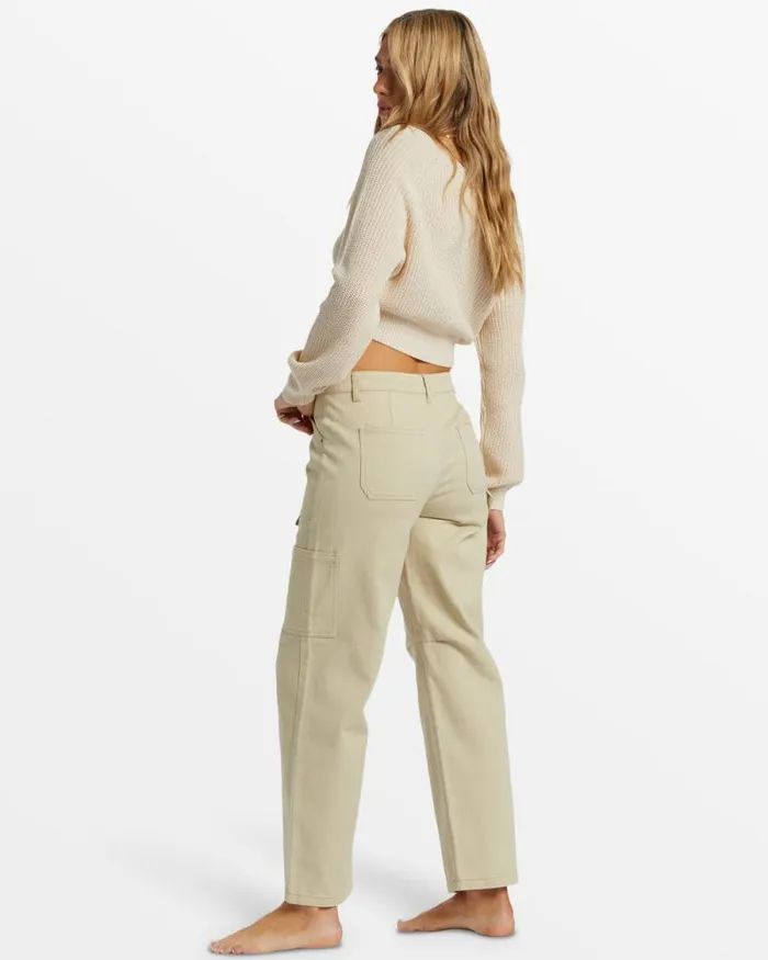 Billabong Jeans and Pants Leia Cargo Pants Light Avocado 8211 Women Billabong Jeans and Pants Leia Cargo Pants Light Avocado 8211 Women