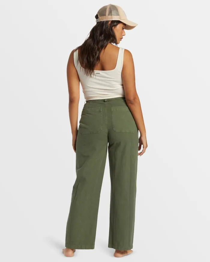 Billabong Jeans and Pants Stay Grounded StraightLeg Pants Treehugger 8211 Women